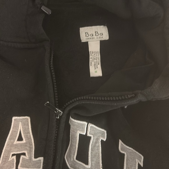 Black Maui Hawaii Zip up hoodie - Picture 2 of 3